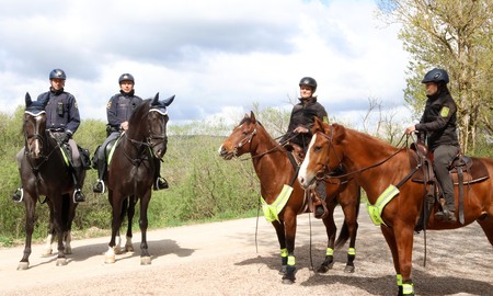 Skupen nadzor konjenikov NRP 09 Foto Ljubo Vukelič